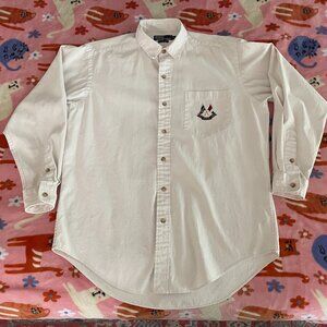 Vintage Polo Ralph Lauren Cross Flags Casual Oxford Shirt
